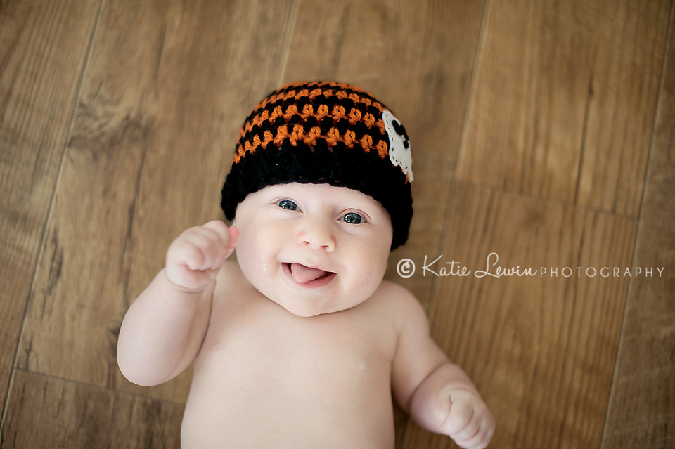 Crochet Ghost Beanie For Newborn Boy And Newborn Girl Halloween Hat Photo Prop - Newborn Size