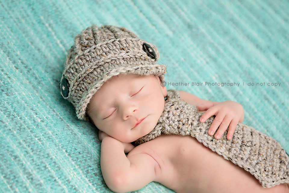 Newborn Boy Hat And Necktie Set Newsboy Hat And Crochet Necktie Photography Prop